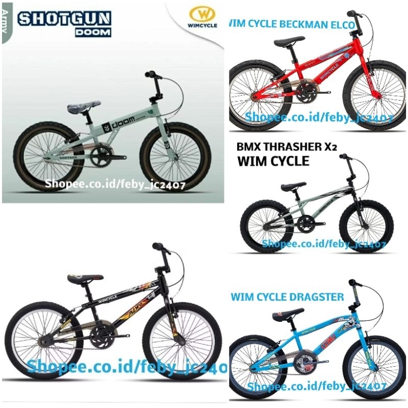 Wim Cycle Wimcycle Sepeda Bmx 20 Inch Shotgun Thrasher Dragster GP shotgun doom Dragster Dodger Bigf