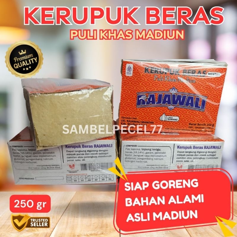

Kerupuk Puli Kerupuk Beras (mentah) oleh-oleh khas Madiun