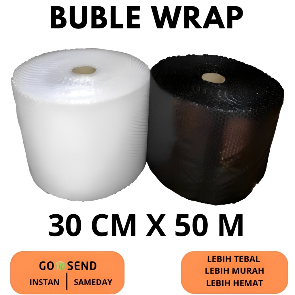 

Bubble Wrap Hitam Putih UK 30cm x 50meter Termurah Berkualitas Terjamin Tebal