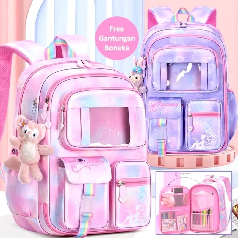 TAS RANSEL SEKOLAH ANAK PEREMPUAN  SD SMP SMA MODEL KULKAS / TAS RANSEL ANAK  PEREMPUAN / TAS SEKOLA