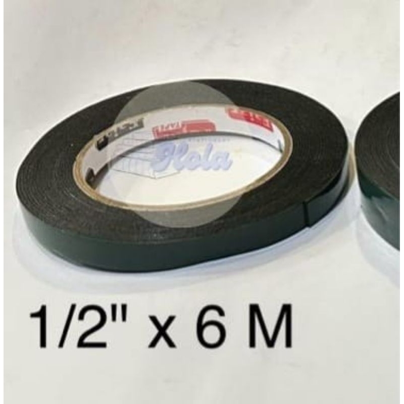 

Double foam/Double foam tape fajar 1/2 inch x 6M