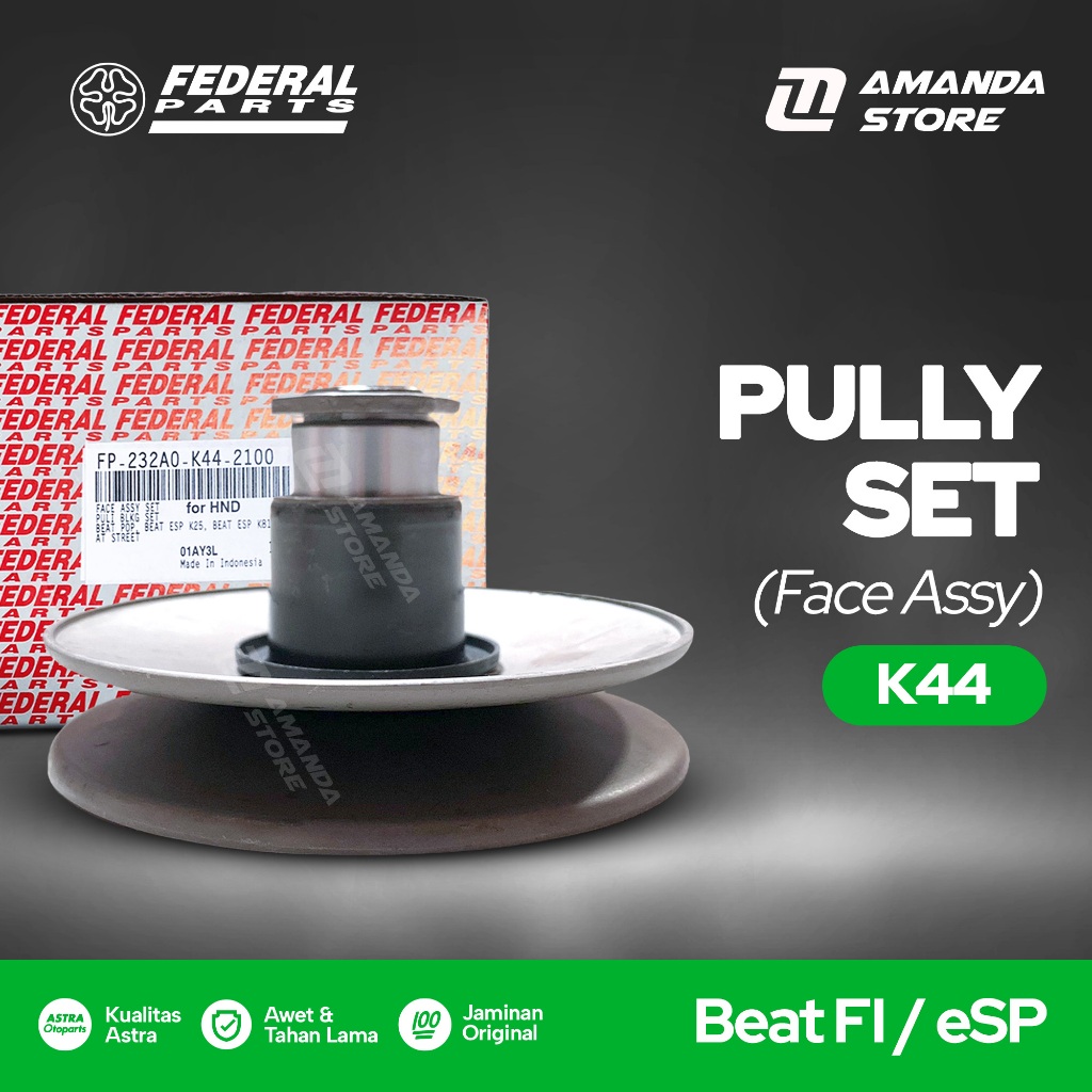 PULLY PULI Set Beat FI/Injeksi Beat eSP (K44) Original Federal Parts