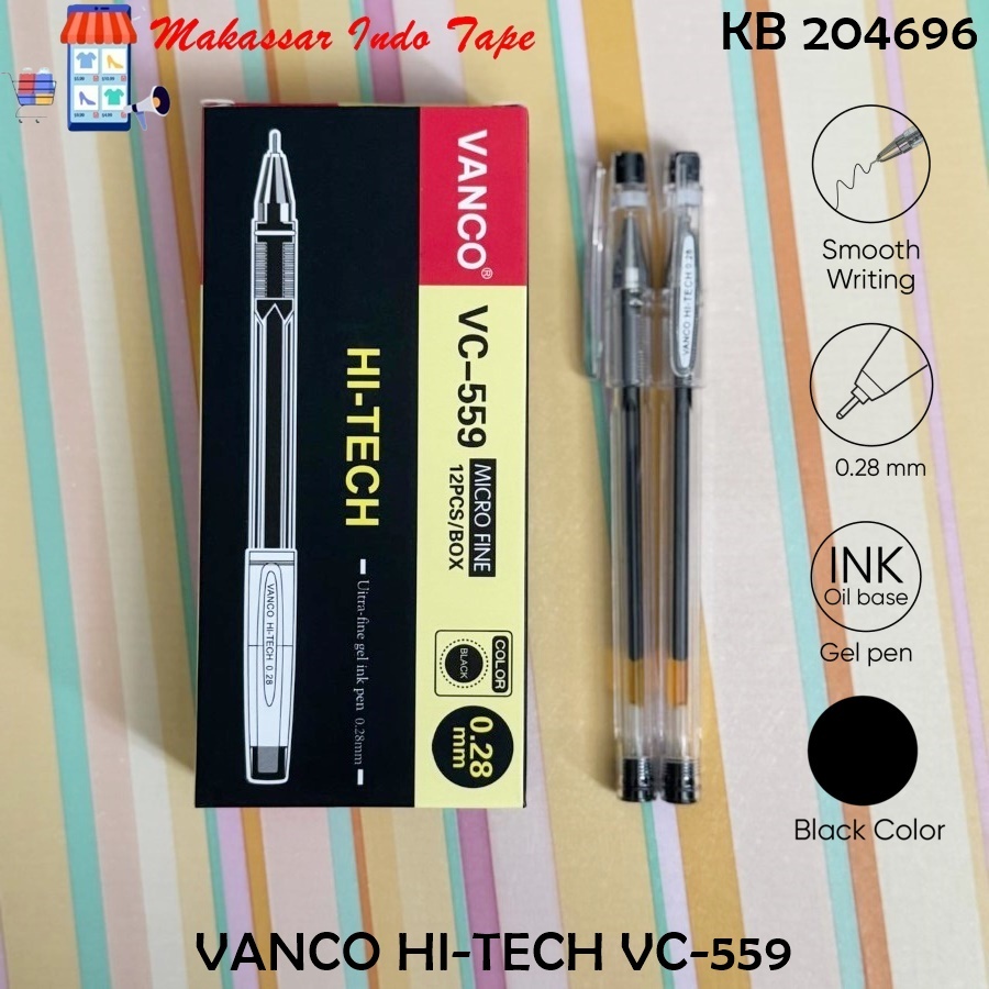 

[BOX/12PCS] VANCO HI-TECH 0.28MM VC-559