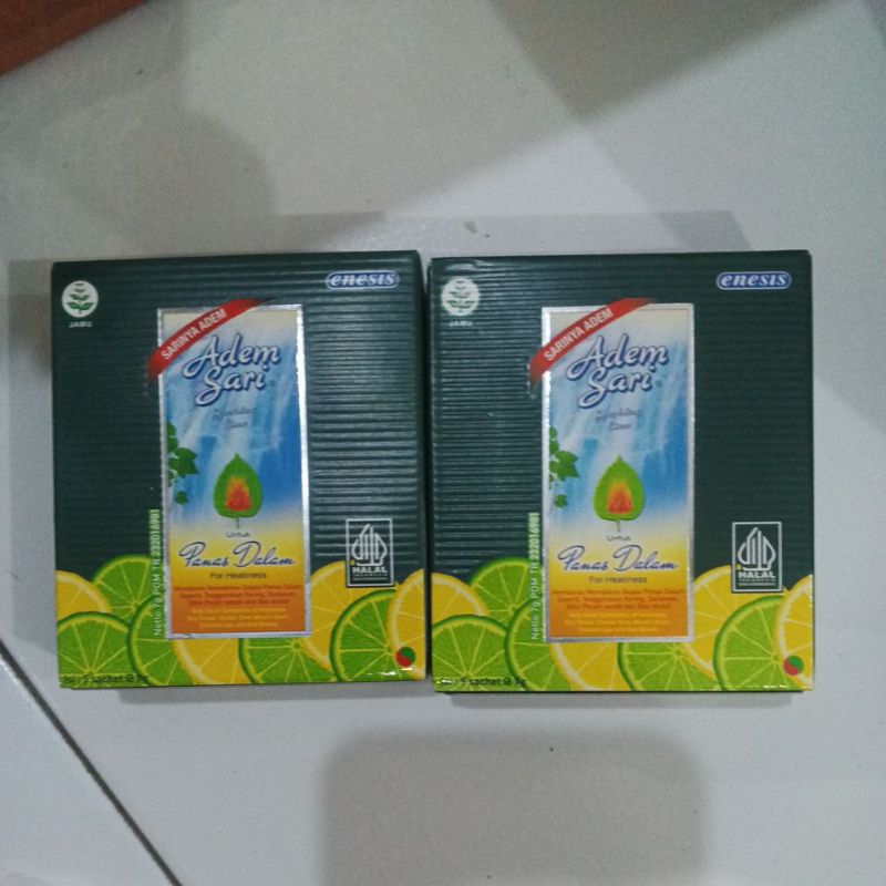 

ADEM SARI PANAS DALAM SACHET 1 BOX ISI 5 SACHET