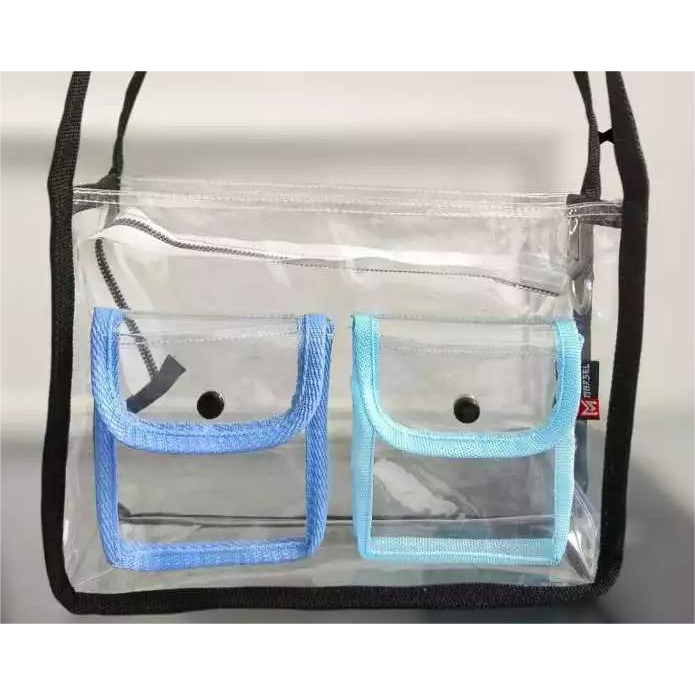 Tas mika pvc selempang Tas mika multifungsi