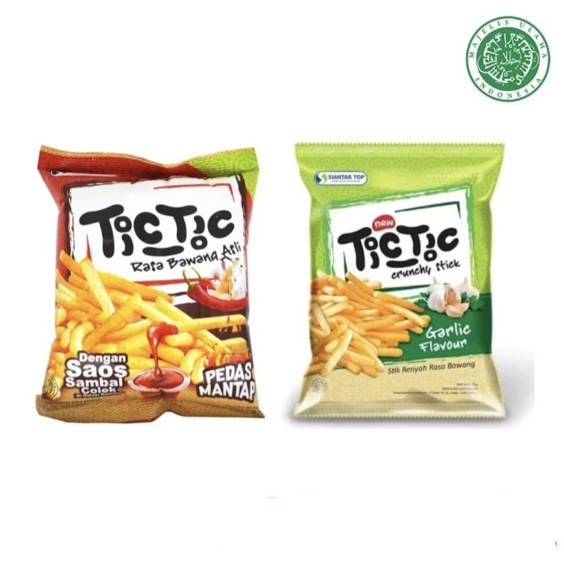 

Tic tic stik bawang renceng 20gr isi 10pcs