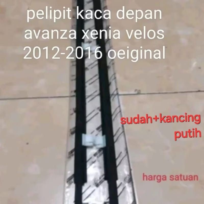 weather strip karet kaca pintu pelipit luar mobil Avanza xenia veloz 2012-2016 original