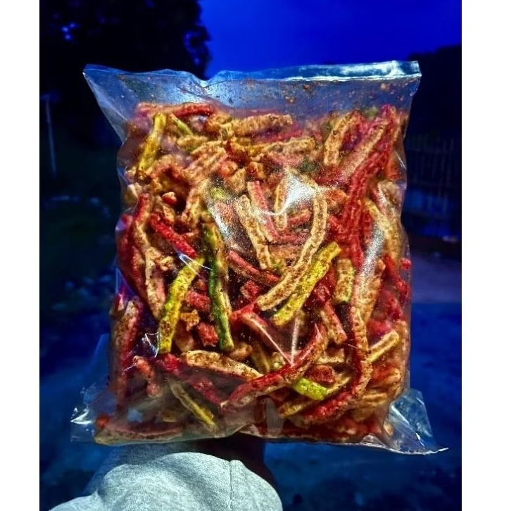 

Seblak kerupuk jaat beton pedas daun jeruk Kemasan 500 Gram