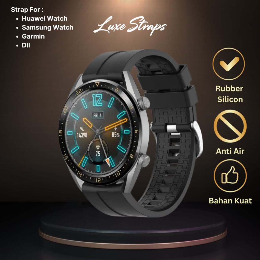 Strap Huawei Watch/Band/GT/GTPRO Silicone - Strap Samsung Galaxy Watch/Gear/FE Silicone - Strap Garm