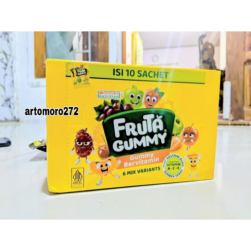 

fruta gummy isi 10 pcs per box
