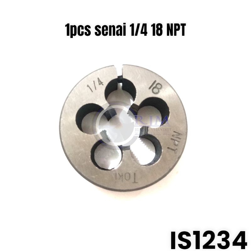 senai baut mata snei pipa drat luar 1/4x18 NPT toki bukan baut 12