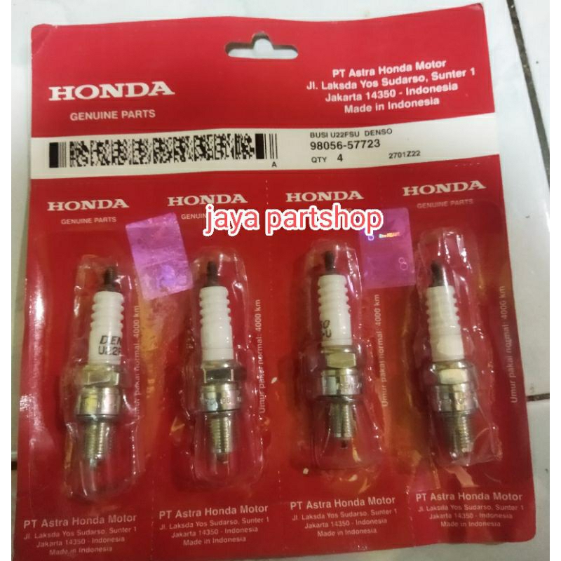 Busi Denso U22 Honda Grand Supra Leganda Supra fit Fit x  yamaha mio jupiter lama drat pendek 980565