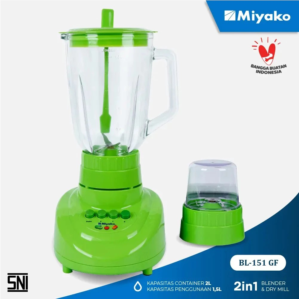 BLENDER MIYAKO BL-151GF blender bumbu blender buah blender es blender jus blender jumbo