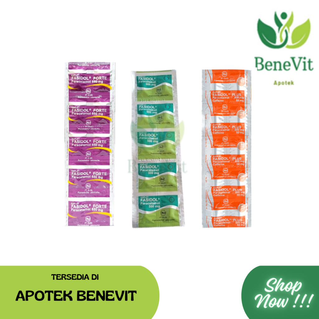 FASIDOL TABLET 500MG / FASIDOL FORTE / FASIDOL PLUS