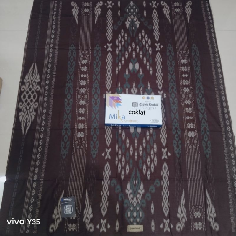 sarung gajah duduk asia kembang & exclusive & mika kembang & gajah duduk junior & hitam black series