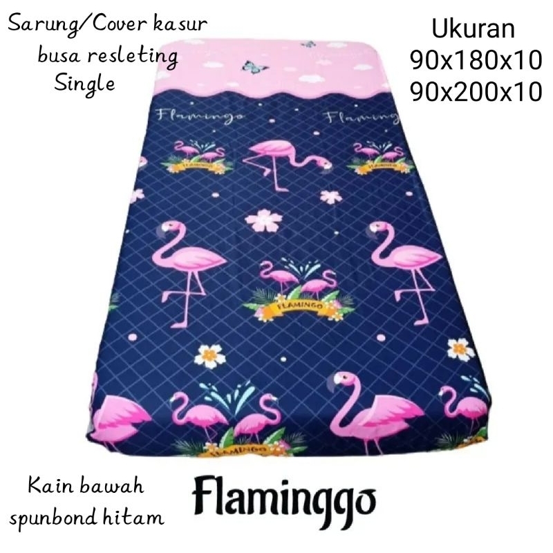Sarung/Cover Kasur Busa Resleting Ukuran 90x180x10 , 90x200x10 Terlaris