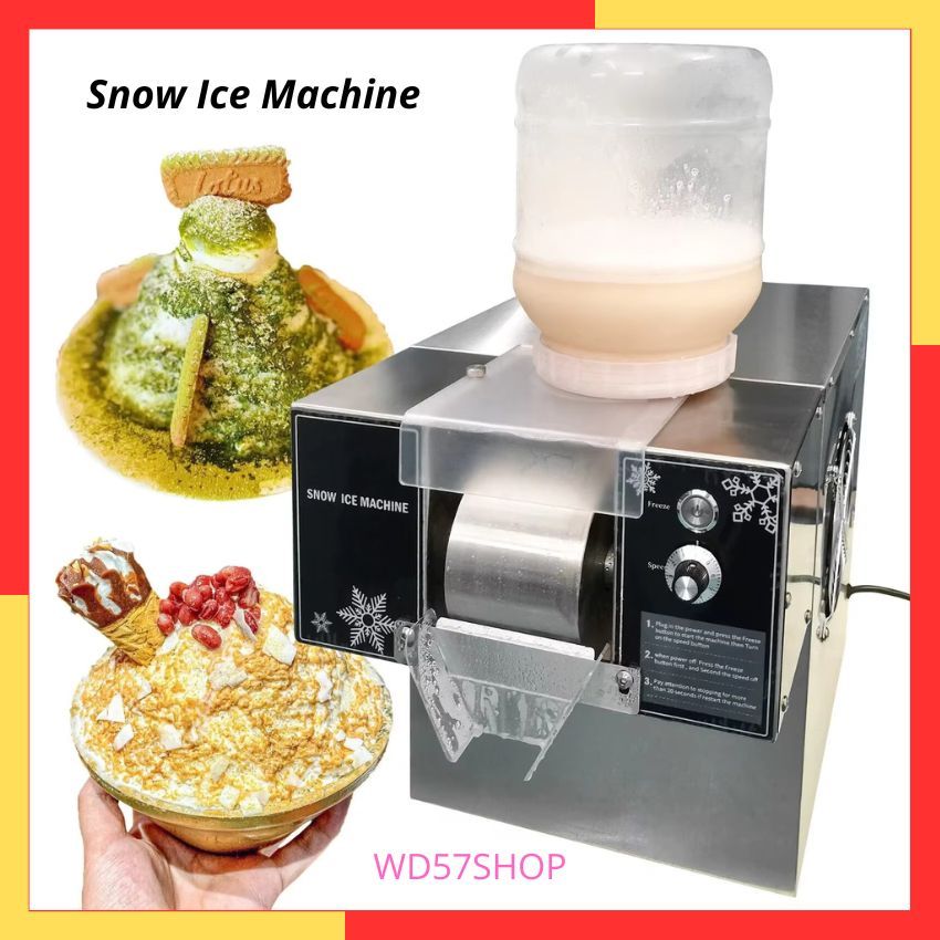 Mesin Es Serut Listrik Otomatis Bingsoo Korean Snowflake Ice Shaving