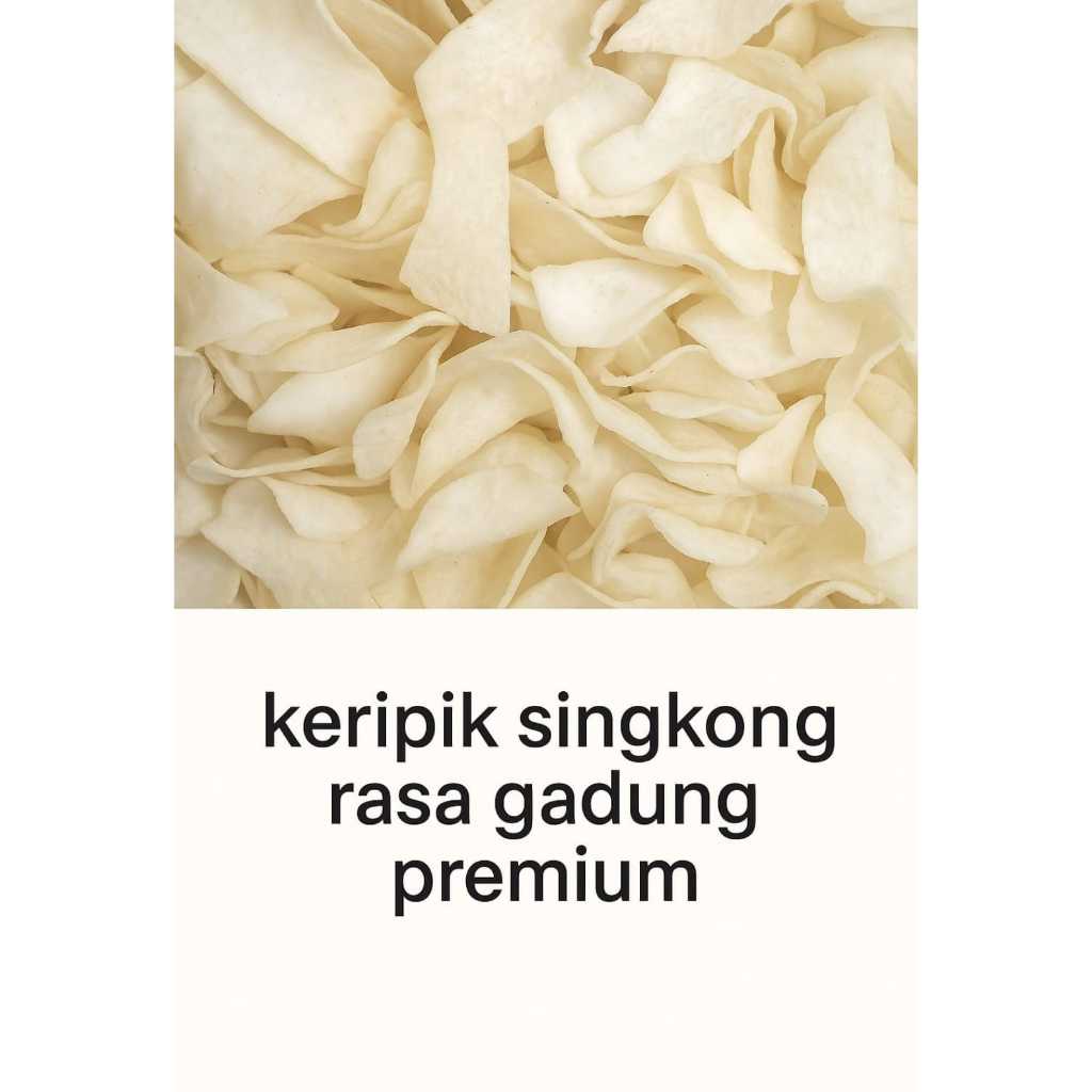 

kripik singkong rasa gadung