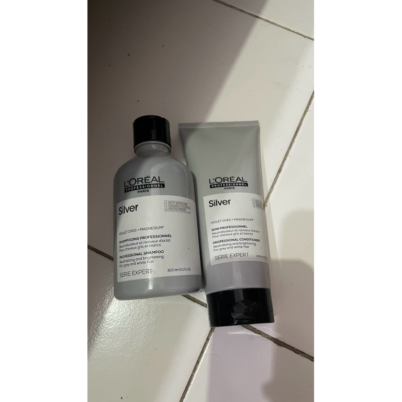 NEW silver shampoo loreal silver conditioner L’Oreal professional silver shampoo L’Oreal professiona