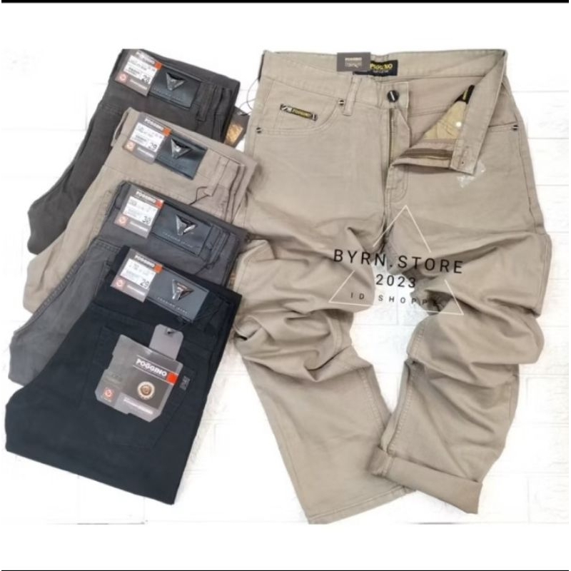 CELANA KATUN PANJANG POGGINO KANVAS