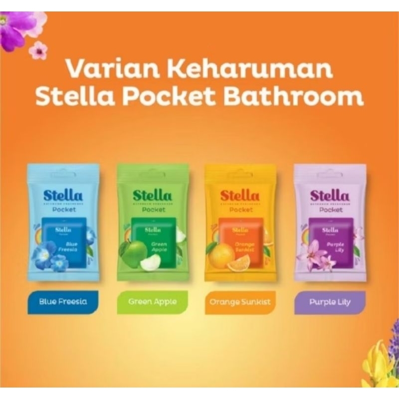 Stella Pengharum Kamar Mandi Kemasan Pocket. Stella Pocket Bathroom