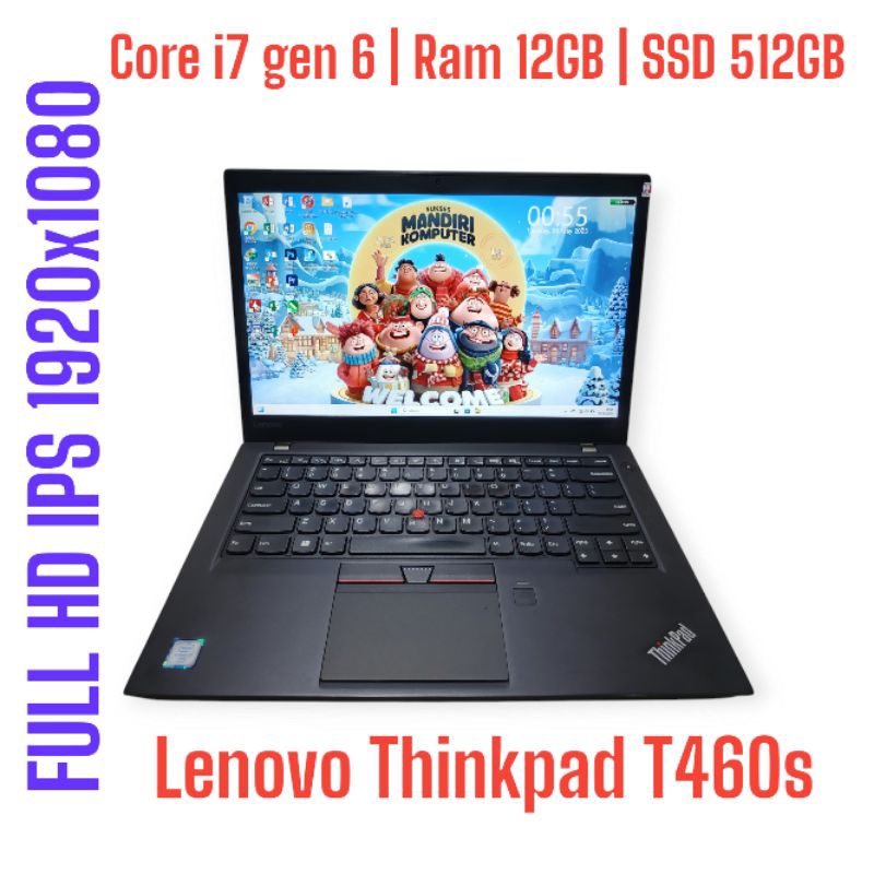 Lenovo Thinkpad T460s | Core i7 gen 6 | Ram 12GB | SSD 512GB