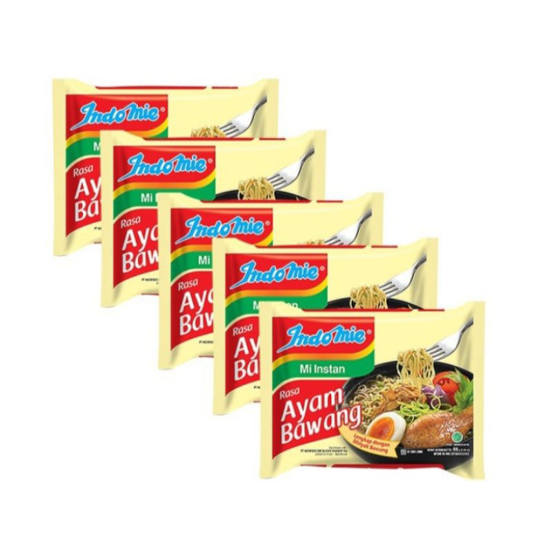 

Indomie per 5 pcs Rasa Ayam Bawang