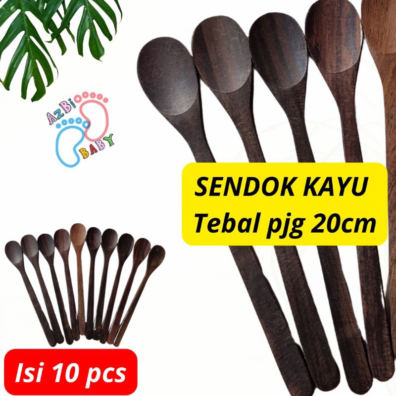 

Sendok KAYU TEBAL sendok madu kecil panjang 20cm JAHE MERAH AMH ratu lebah bisa cod