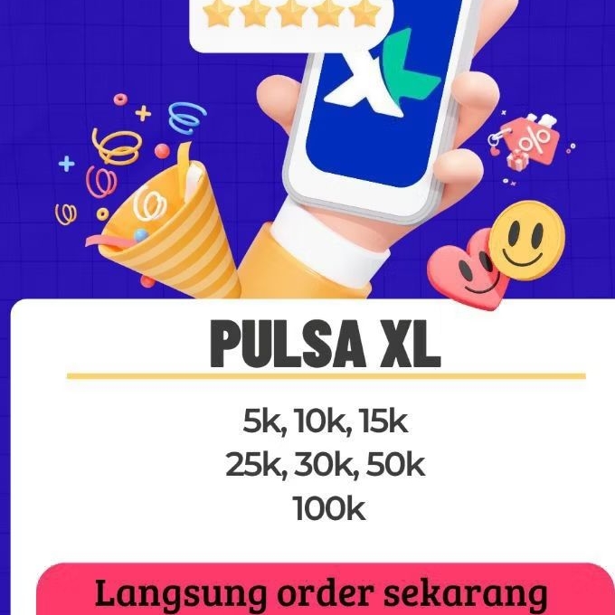 PULSA XL/AXIS 10rb 15rb 20rb 25rb 30rb 35rb 50rb REGULER