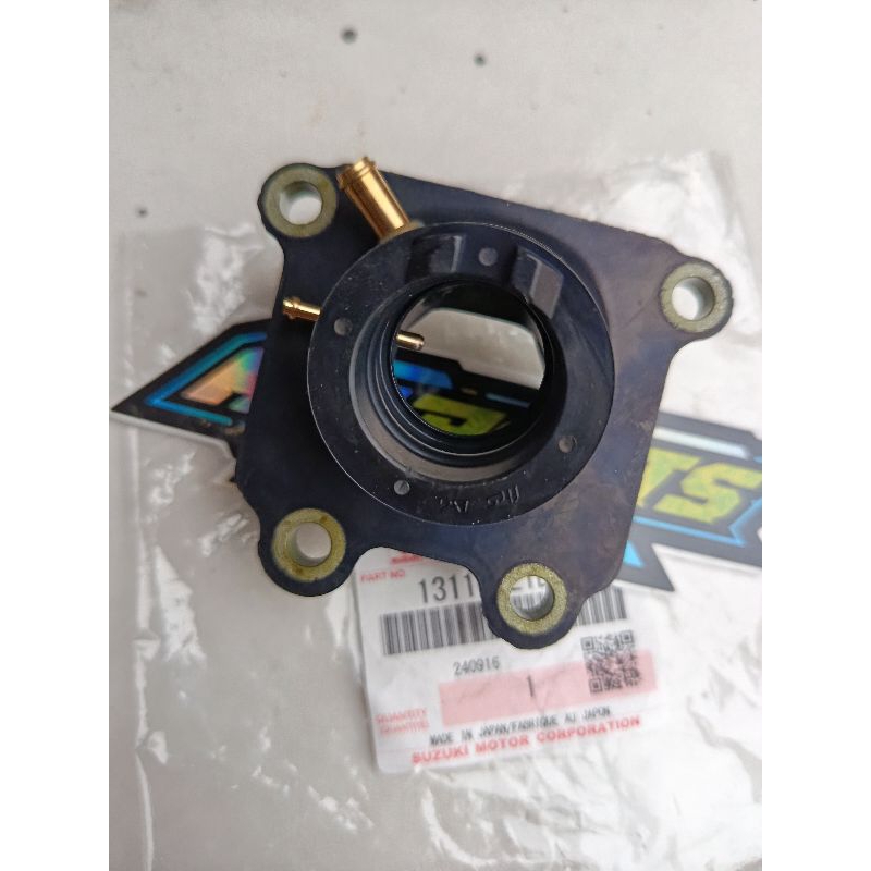 INTAKE / MANIPOL KARBURATOR SATRIA 2TAK HIU/LUMBA KODE 13110-21D21 ORIGINAL 6SPEED SGP MADE IN JAPAN