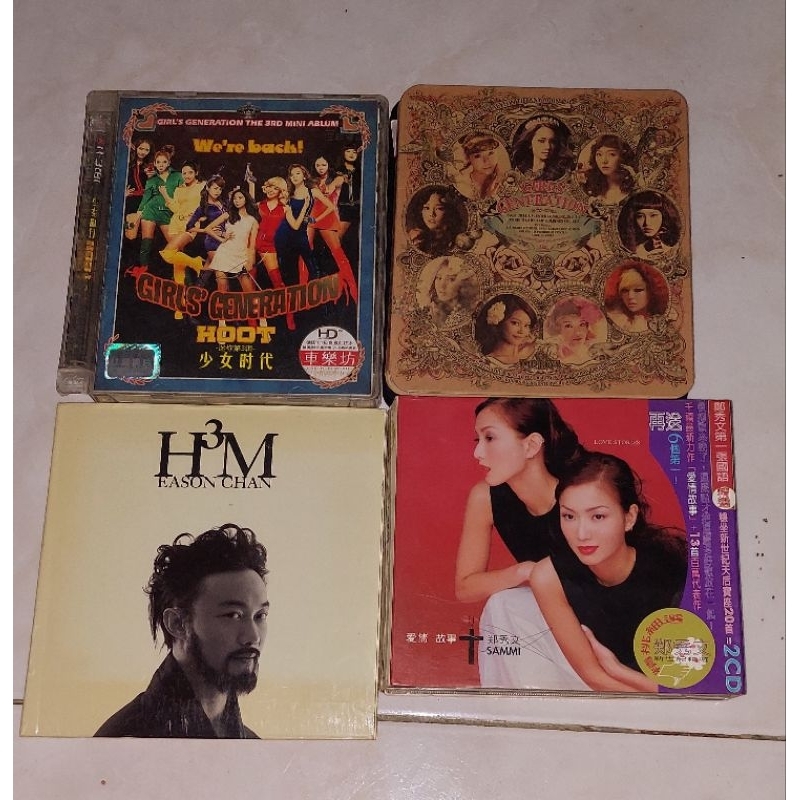 cd GIRLS GENERATION-Hoot / GIRLS GENERATION-The Boys / EASON CHAN-H3M / SAMMI CHENG-Love Stories