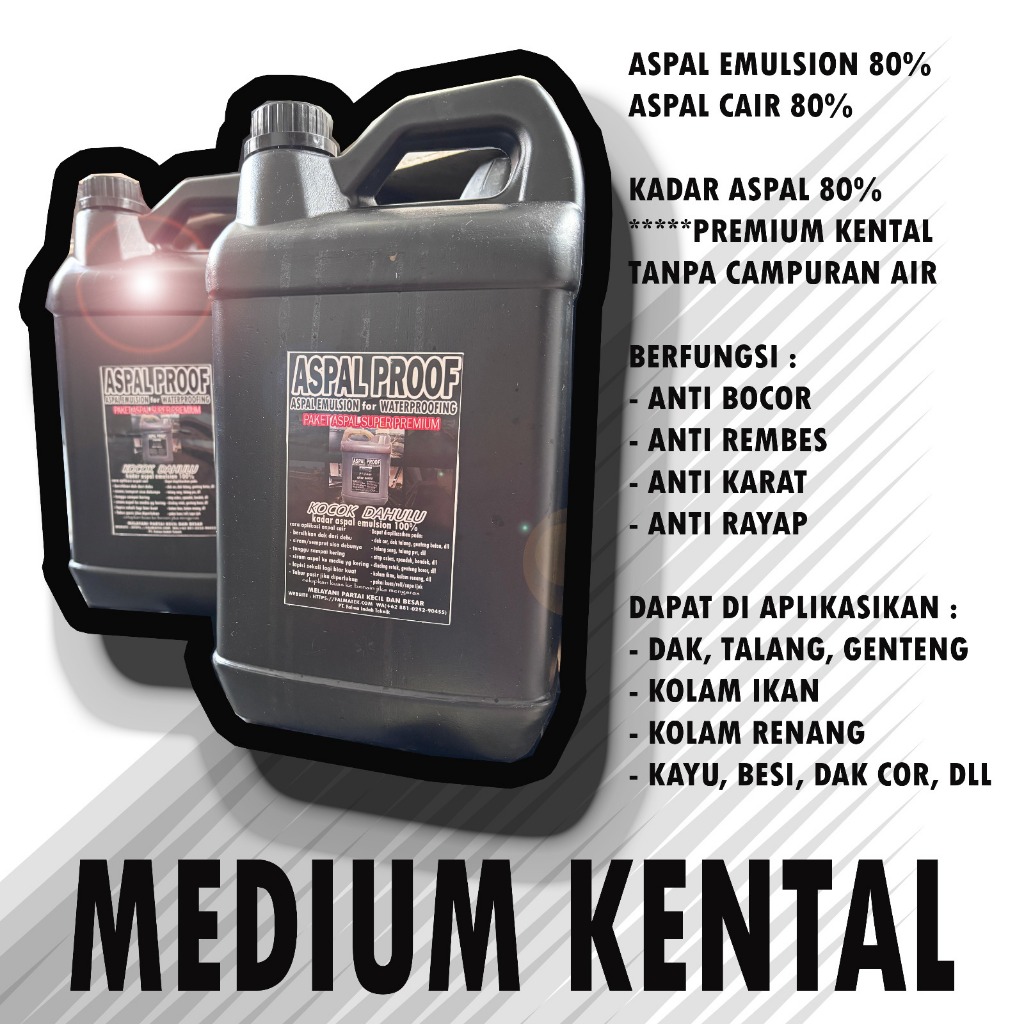 Aspal Emulsion | Aspal Cair | Kadar Aspal 80% | Kental