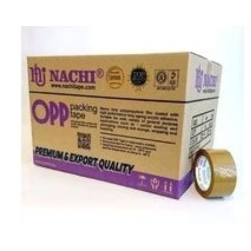 

lakban nachi ori 2inch x100yard 72pcs/opp tape