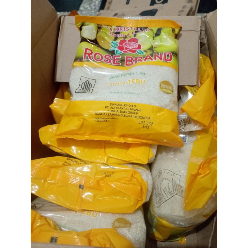 

Gula Rosebrand kuning, GMP 1Kg