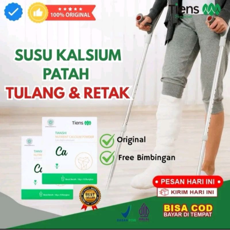 

Tianshi Nutrient Calcium Powder 1 Box Segel Isi 10 Bungkus - Susu Kalsium Dewasa Untuk Tulang Mengobati Osteoporosis penyembuhan patah tulang&retak