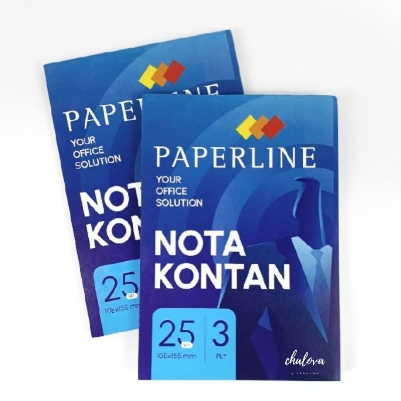 

[PCS] NOTA KONTAN PAPERLINE KECIL K3 / NOTA KONTAN 3PLY / BON NOTA KERTAS TEMBUS