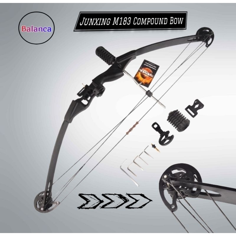Junxing M183 Compound Bow- Busur Panah Compound Untuk Pemula - Archery Compound Bow Beginner