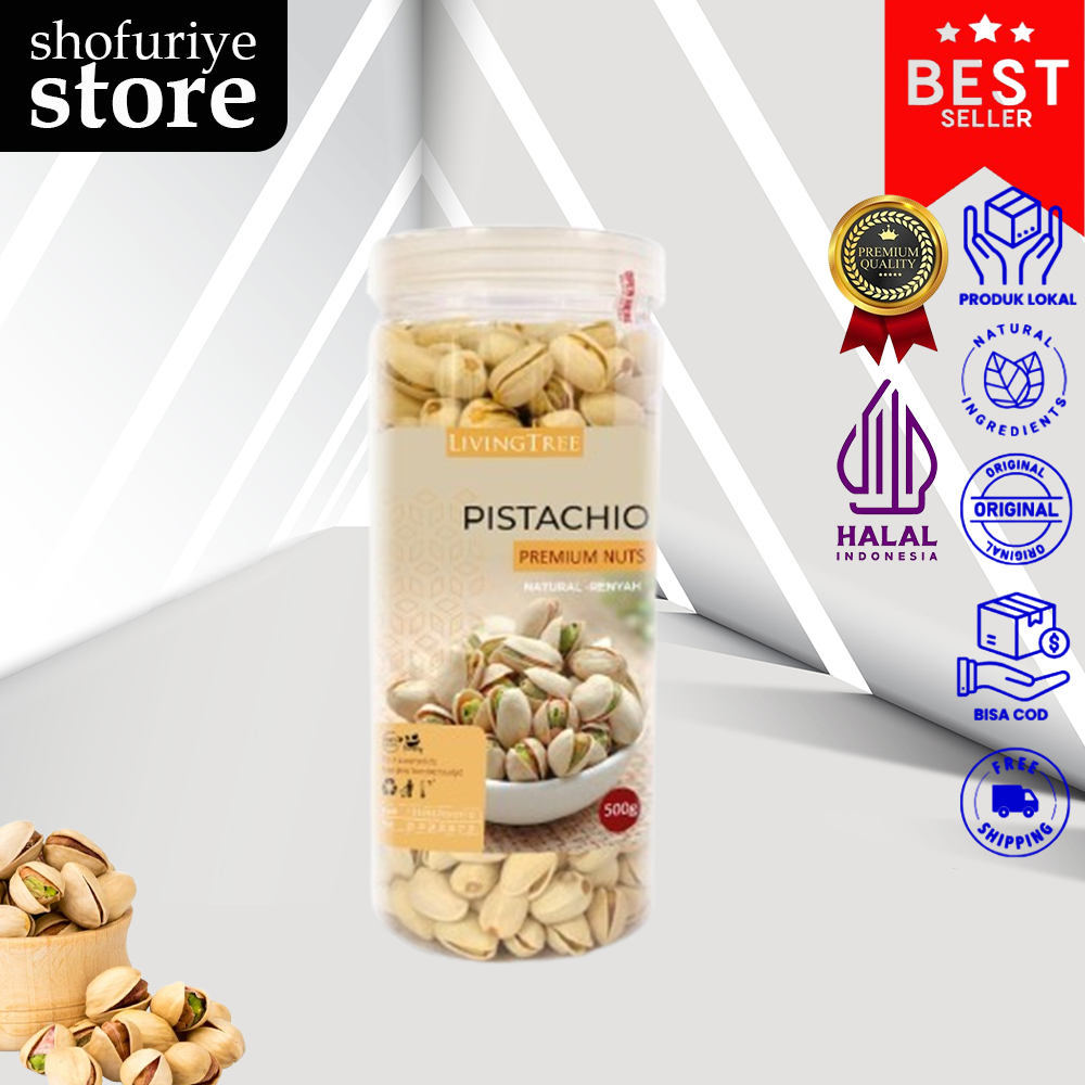

Kacang Fustuk 500gr Pistachio Khas Arab Saudi Almond Mede Untuk Oleh oleh Haji Umroh Kualitas Premium