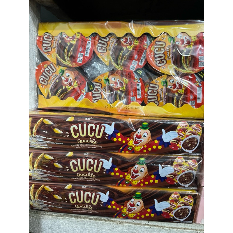 

CUCU RICE pack isi 24pcs/box, cokelat pasta dengan sereal