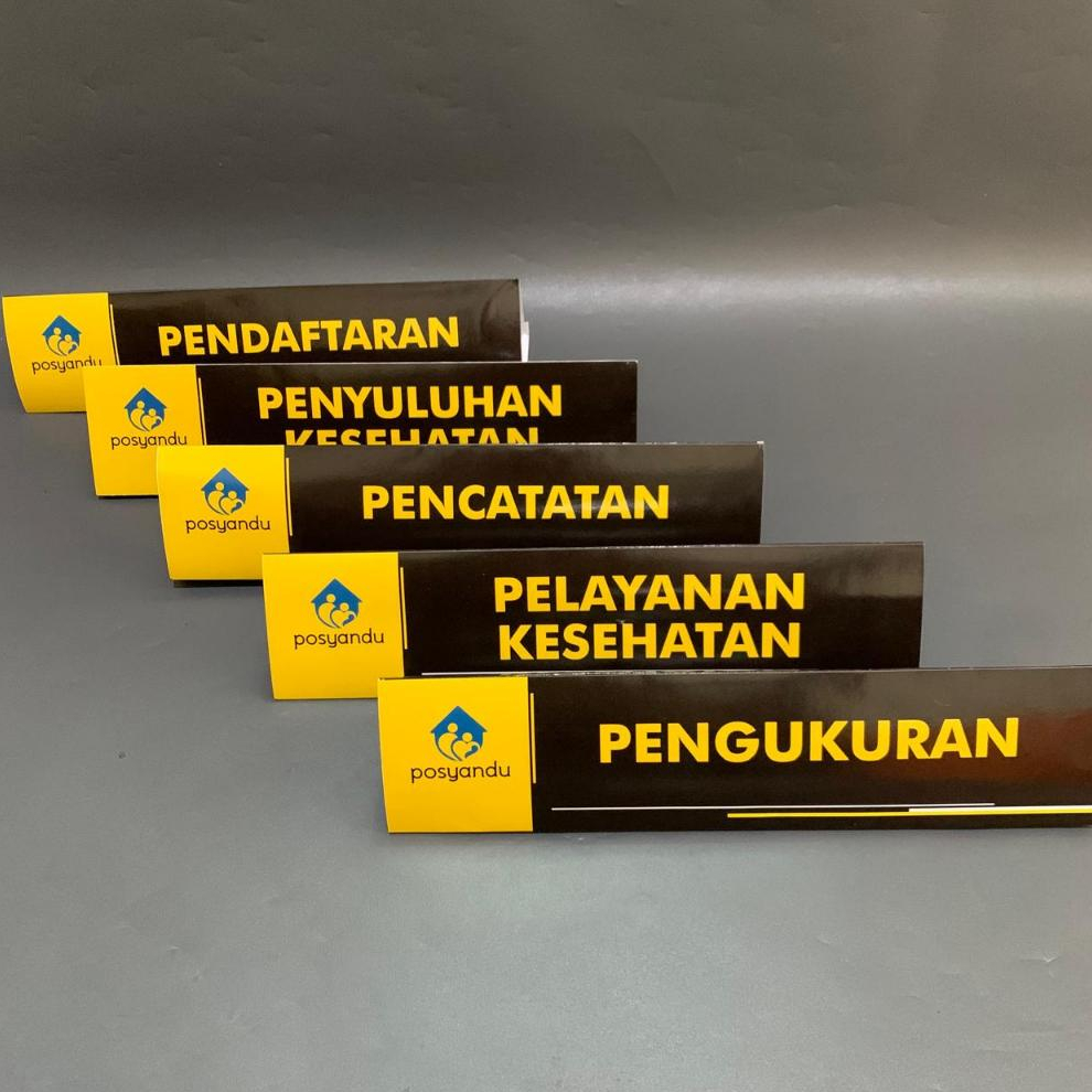 

Paket Papan Meja Posyandu - 1 Set Papan Meja Pelayanan Posyandu - Bahan Kertas Ivory