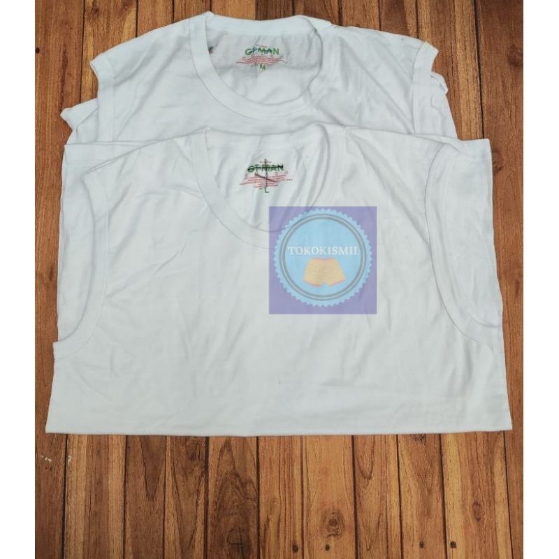 kaos dalam singlet lengan lebar tangtop jumbo GT man sortir pabrik rijek ori kaos dalam pria kaos