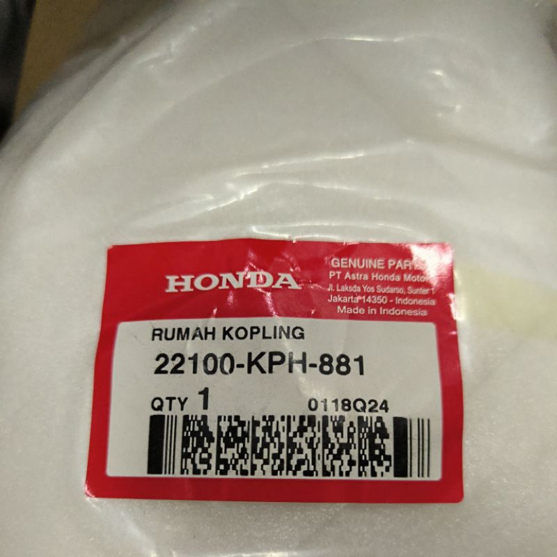 RUMAH KOPLING ASSY SUPRA X 125 KHARISMA (22100KPH881)