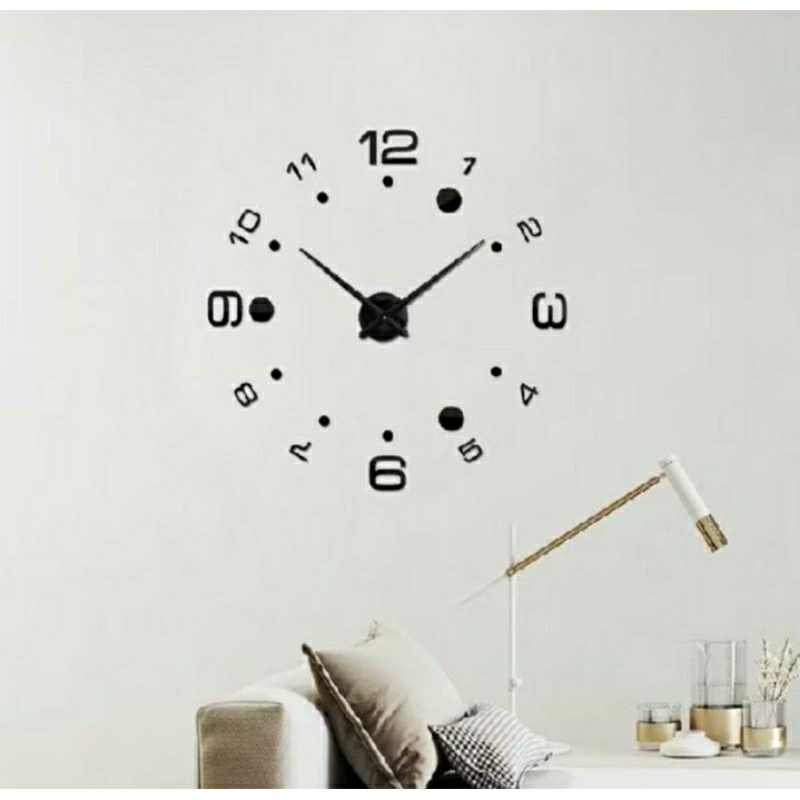 Dekorasi Jam Dinding Jumbo Aesthetic Giant Big Wacth Jam dinding DIY Besar