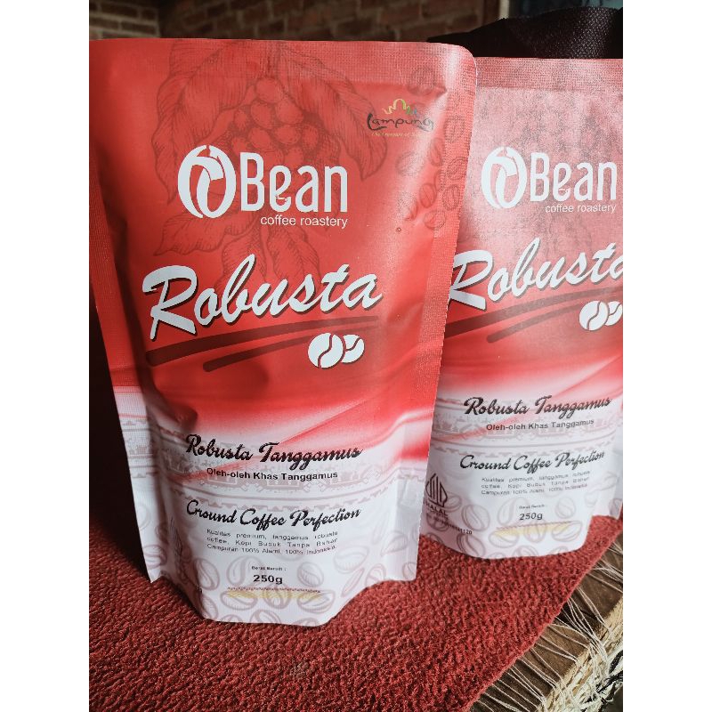 

ro bean kopi bubuk asli Lampung robusta 250g