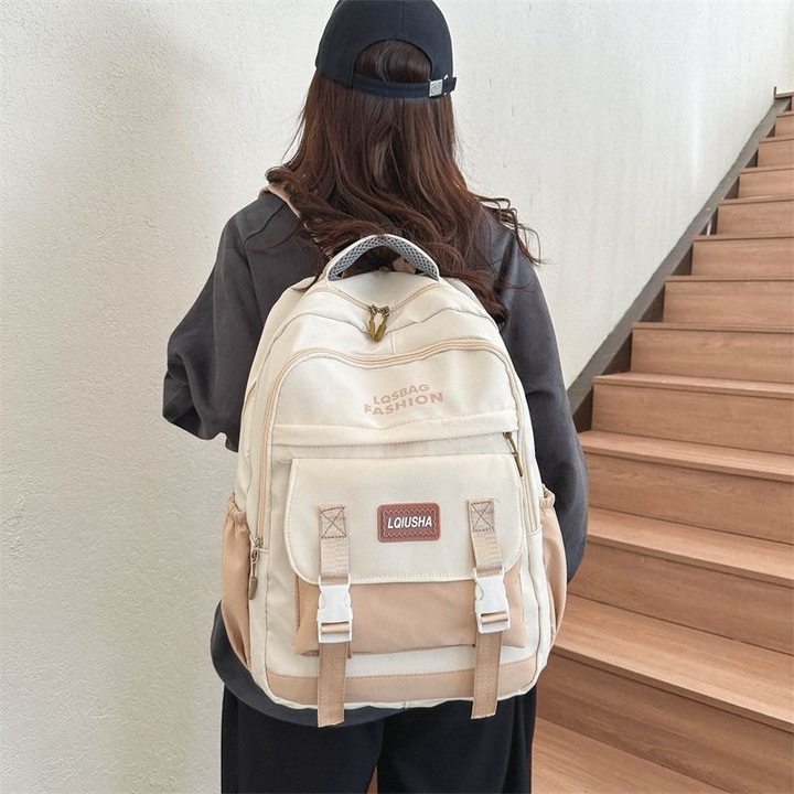 COD Tas Ransel Wanita Korean Backpack Polos Baby Bag Baru Tas Ransel eiger Anak Sekolah sma remaja P