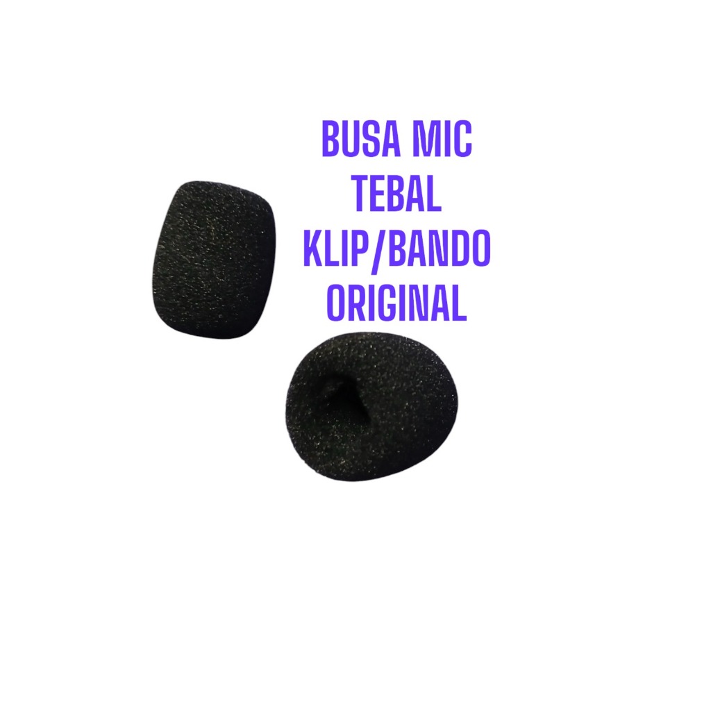 F11 BUSA MIC JEPIT KLIP CLIP BANDO HEADSET ORIGINAL TEBAL SARUNG MIK PELINDUNG MIX SPON MICROPHONE