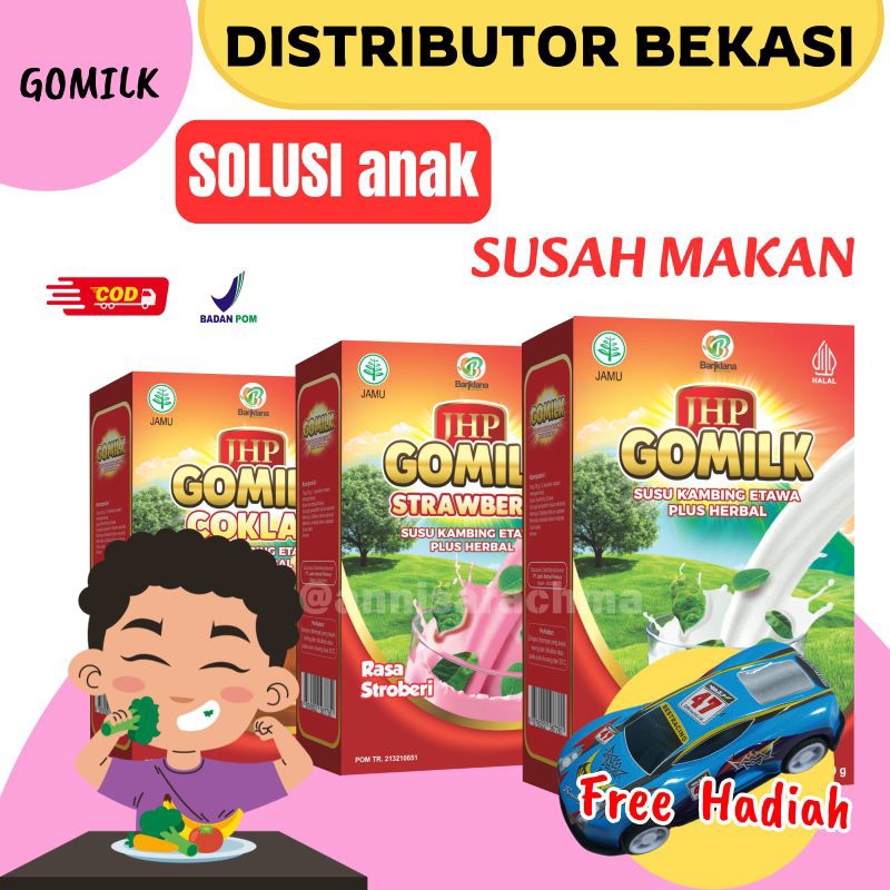

[BISA COD + GARANSI] GOMILK 1 BOX @200GR | ANAK SUSAH MAKAN GOMILK SOLUSINYA!