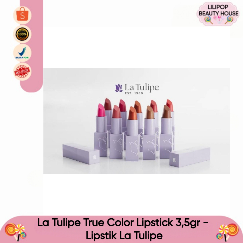 La Tulipe True Color Lipstick 3,5gr - Lipstik La Tulipe