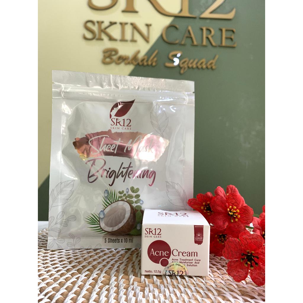PAKET Brightening & MOISTURIZER Acne Cream SR12