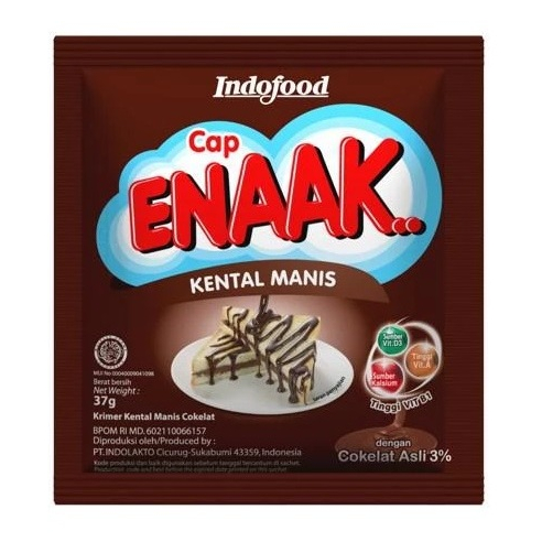 

CAP ENAAK COKLAT 37G X 6 SACHET - SUSU KENTAL MANIS